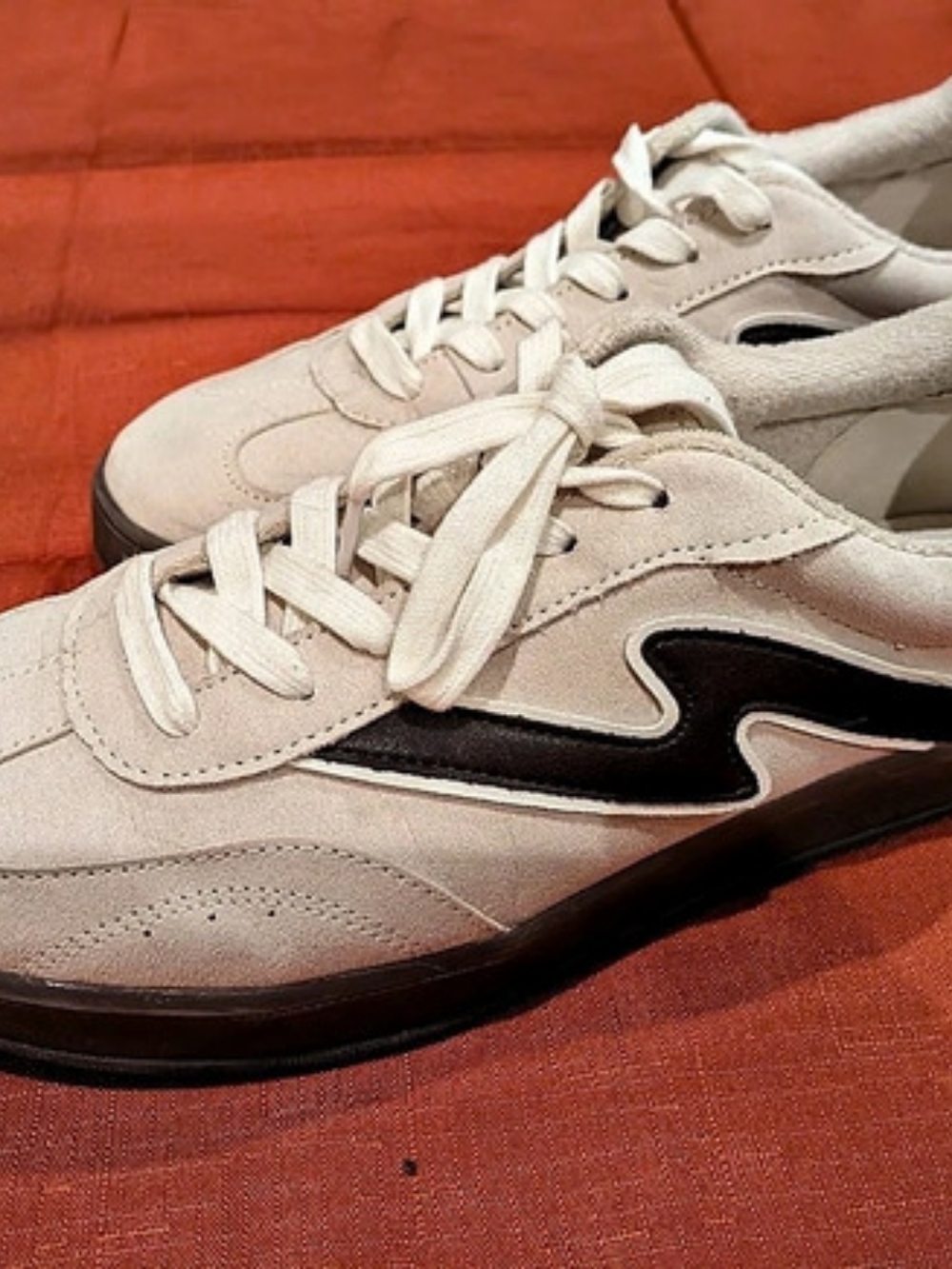 Madden Girl Low-Top Sneakers in White & Green
